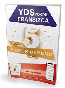 YDS YÖKDİL Fransızca Dijital Çözümlü 5 Özgün Deneme Sınavı