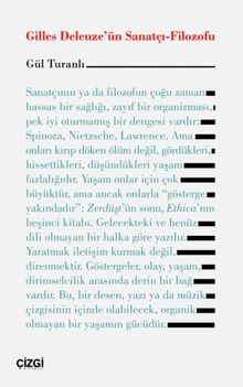 Gilles Deleuze'ün Sanatçı-Filozofu