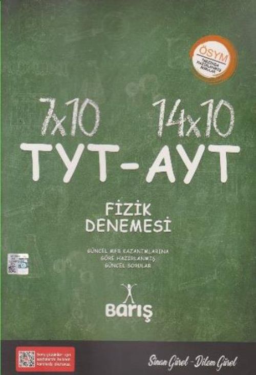 TYT AYT Fizik Denemesi 7x10 14x10 