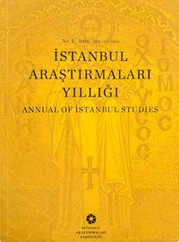 İstanbul Araştırmaları Yıllığı:5 2016