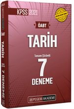 2021 KPSS ÖABT Tarih Tamamı Çözümlü 7 Deneme