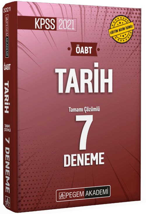 2021 KPSS ÖABT Tarih Tamamı Çözümlü 7 Deneme