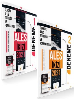 ALES İkizi 2 Özgün Deneme Sınavı Dijital Çözümlü