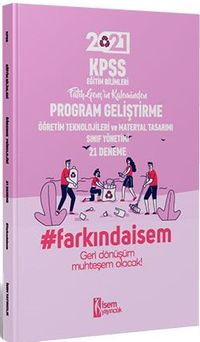 2021 KPSS Eğitim Bilimleri Program Geliştirme 21 Deneme 