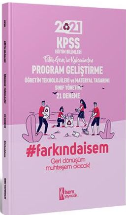 2021 KPSS Eğitim Bilimleri Program Geliştirme 21 Deneme 