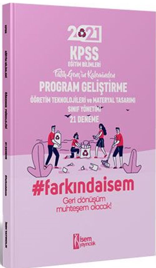 2021 KPSS Eğitim Bilimleri Program Geliştirme 21 Deneme 