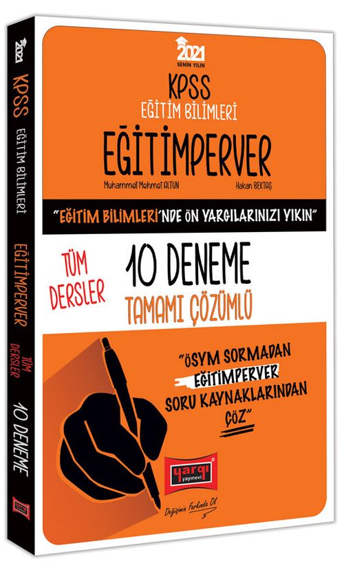 2021 KPSS Eğitim Bilimleri Eğitimperver 10 Deneme Tamamı Çözümlü