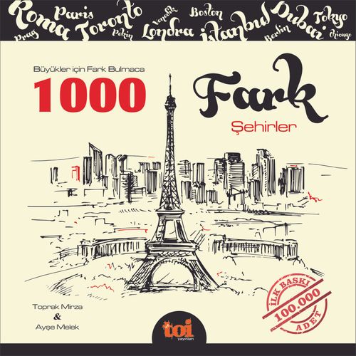 1000 Fark Bulmaca - Şehirler & Büyükler İçin Fark Bulmaca
