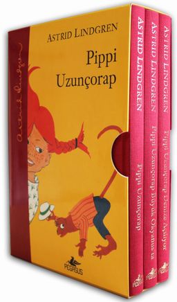 Pippi Uzunçorap Serisi  Kutulu Özel Set 3 Kitap (Ciltli)
