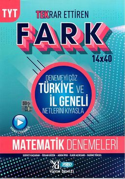 TYT Matematik 14x40 Tekrar Ettiren Fark Denemeleri