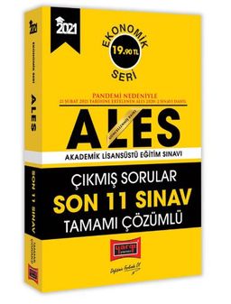 2021 ALES Son 11 Sınav Tamamı Çözümlü Çıkmış Sorular Ekonomik Seri
