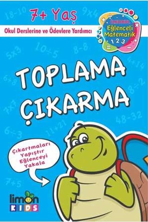 İlk Okul Eğlenceli Matematik Çıkartmalı Toplama Çıkarma