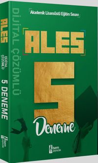 2021 ALES Dijital Çözümlü 5 Deneme Sınavı 