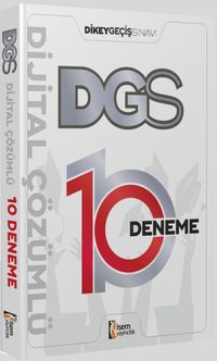 2021 DGS Dijital Çözümlü 10 Deneme Sınavı 
