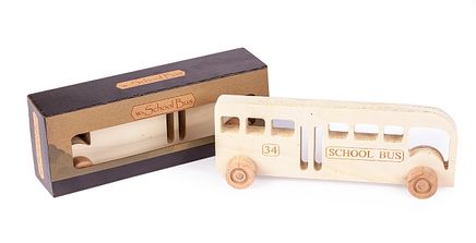 Montessori Ahşap Zeka Oyunları / w-School Bus