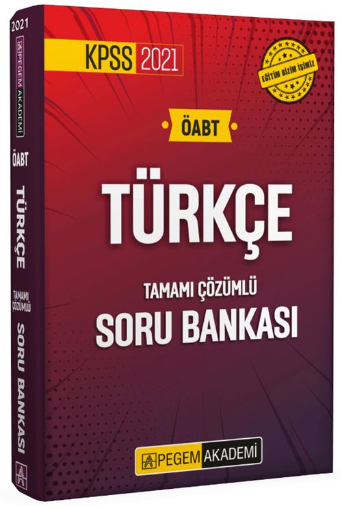 2021 KPSS ÖABT Türkçe Tamamı Çözümlü Soru Bankası