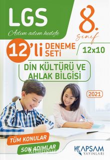 2021 LGS Din Kültürü ve Ahlak Bilgisi 12’li Deneme - Kolektif