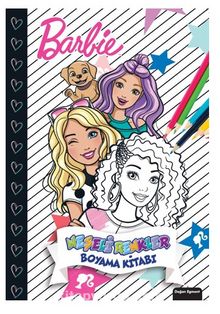 Barbie Neşeli Renkler Boyama Kitabı - Bilinmeyen Yazar