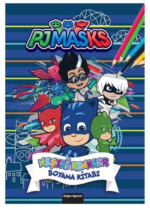 Pjmasks Neşeli Renkler Boyama Kitabı