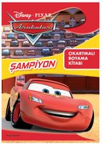 Disney Pixar Arabalar Şampiyon Çıkartmalı Boyama Kitabı