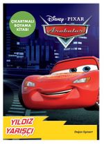 Disney Pixar Arabalar Yıldız Yarışçı Çıkartmalı Boyama Kitabı