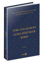 Türk Ceza Kanunu Genel Hükümler Şerhi