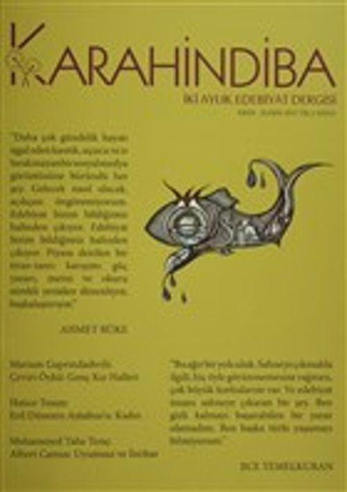 Karahindiba İki Aylık Edebiyat Dergisi Sayı:1 Ekim - Kasım 2015
