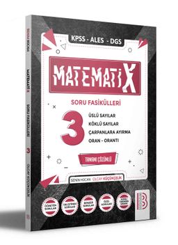 KPSS ALES DGS MatematiX Soru Fasikülleri 3 