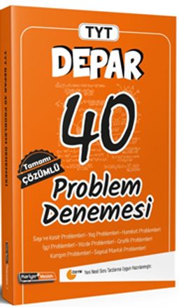 TYT Depar Tamamı Çözümlü 40 Problem Denemesi