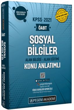 2021 KPSS ÖABT Sosyal Bilgiler Video Destekli Konu Anlatımlı Modüler Set (3 Kitap)