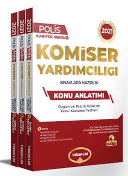 2021 Komiser Yardımcılığı Sınavlarına Hazırlık Konu Anlatımlı Modüler Set (3 Kitap)