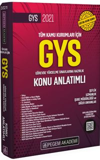 2021 GYS Tüm Kurumlar İçin Görevde Yükselme Sınavı Konu Anlatımlı
