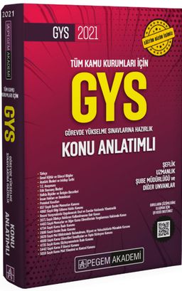 2021 GYS Tüm Kurumlar İçin Görevde Yükselme Sınavı Konu Anlatımlı