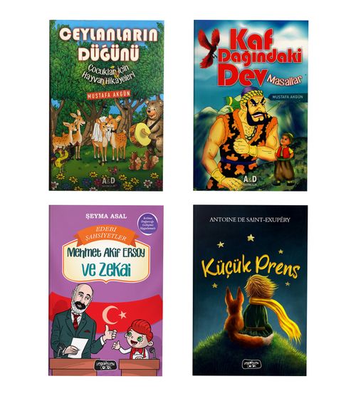 Çocuklar İçin Hikaye Seti (4 Kitap)