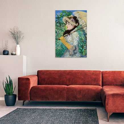 Edouard Manet - Jeanne (Spring) Ahşap Puzzle Poster 104 Parça (PP-001-C)