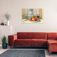 Camille Pissarro - Still Life with Apples and Pitcher Ahşap Puzzle Poster 104 Parça (PP-003-C)