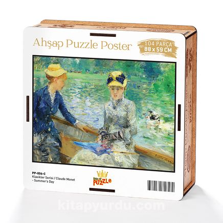 Claude Monet - Summer's Day Ahşap Puzzle Poster 104 Parça (PP-006-C)