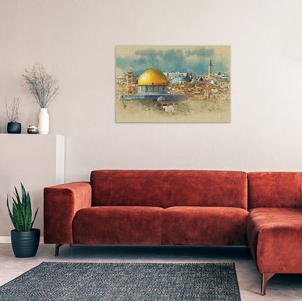 Kubbet-üs Sahra Ahşap Puzzle Poster 104 Parça (PP-009-C)