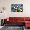 Joan Miró - Hirondelle Amour Ahşap Puzzle Poster 104 Parça (PP-020-C)