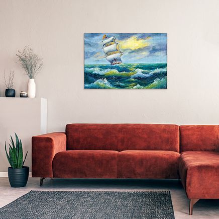 Yelkenli ve Deniz Ahşap Puzzle Poster 104 Parça (PP-027-C)