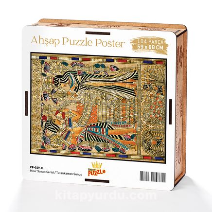 Tutankamon Sunuş Ahşap Puzzle Poster 104 Parça (PP-029-C)