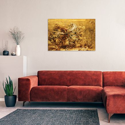 Peter Paul Rubens - A Lion Hunt Ahşap Puzzle Poster 104 Parça (PP-031-C)