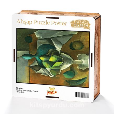Pablo Picasso - Fruit Dish Ahşap Puzzle Poster 104 Parça (PP-035-C)