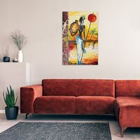 Testili Afrikalı Kadın Zaire Ahşap Puzzle Poster 104 Parça (PP-039-C)