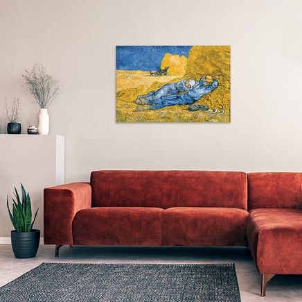 Vincent van Gogh - Resting after Work (after Millet), 1889 Ahşap Puzzle Poster 104 Parça (PP-040-C)