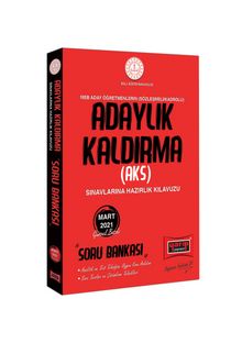 MEB Adaylık Kaldırma (AKS) Sınavlarına Hazırlık Kılavuzu Soru Bankası - Kolektif