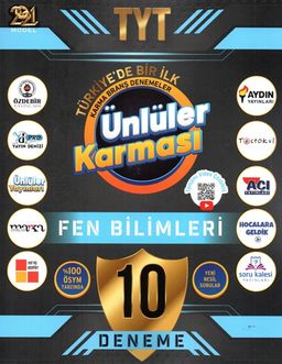 TYT 2021 Ünlüler Karması Fen Bilimleri 10'lu Deneme