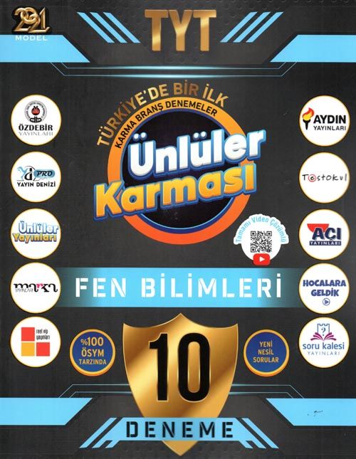 TYT 2021 Ünlüler Karması Fen Bilimleri 10'lu Deneme