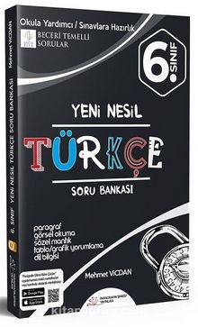 6. Sınıf Yeni Nesil Türkçe Soru Bankası - Mehmet Vicdan