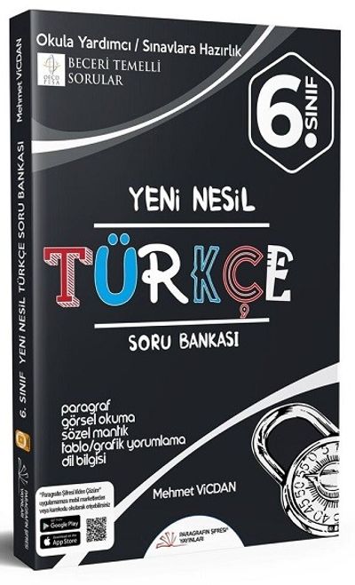 6. Sınıf Yeni Nesil Paragrafın Şifresi Soru Bankası (Mehmet Vicdan